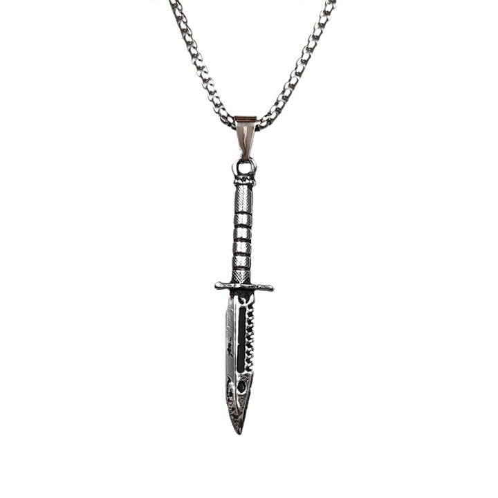 knife necklace گردنبند طرح خنجر