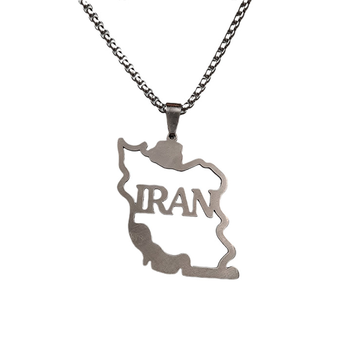 map iran necklace گردنبند نقشه ایران