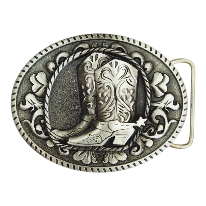 کمربند طرح کلاسیک وسترن (Cowboy Boots Belt Buckle)